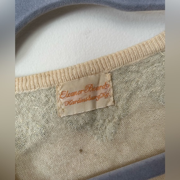 Rare Vintage 1960s Designer ELEANOR BEARD Cardigan - Picture 3 of 5